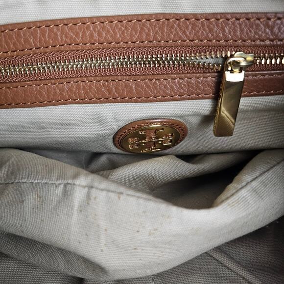 Tory‎ Burch Tan Leather Amanda Hobo Bag - Picture 9 of 10